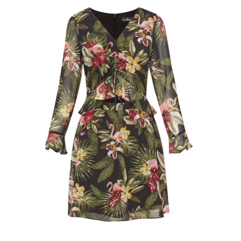 Sam Edelman Flamingo Bell Floral Dress